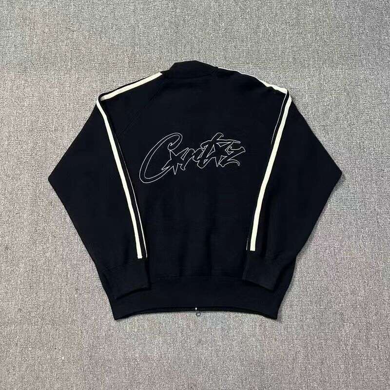 Trendy New Letter Street Style Unisex Loose Casual Zipper Cardigan Pullover Sweater Jacket