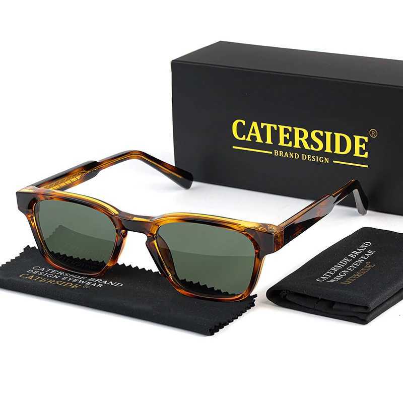 CATERSIDE Retro Square Sunglasses Men Punk Small Frame Brand Designer Sun Glasses Women Outdoor Travel Party Eyewear Best Gift W250621