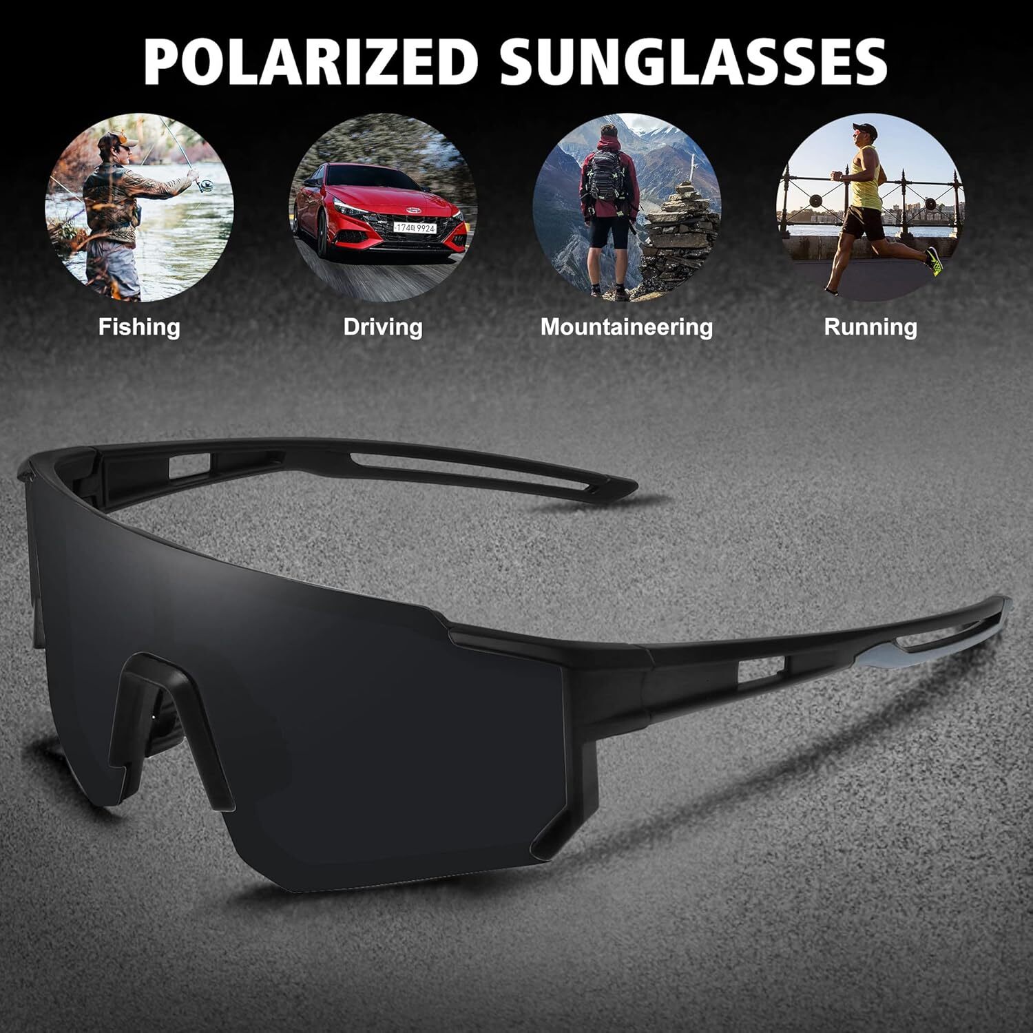 Designer sunglasses Polarized Sports Sunglasses for Men WomenDriving Fishing Cycling Mountain Bike Sunglasses UV400 Protection