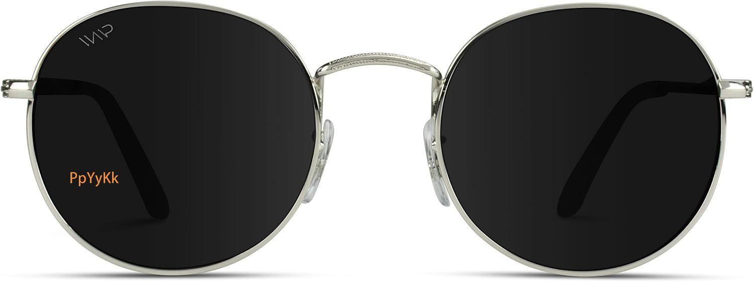 2025 Premium WearMe Pro Cyber Reflective Round Sunglasses Hip Hop Streetwear UV400 Luxury Shades