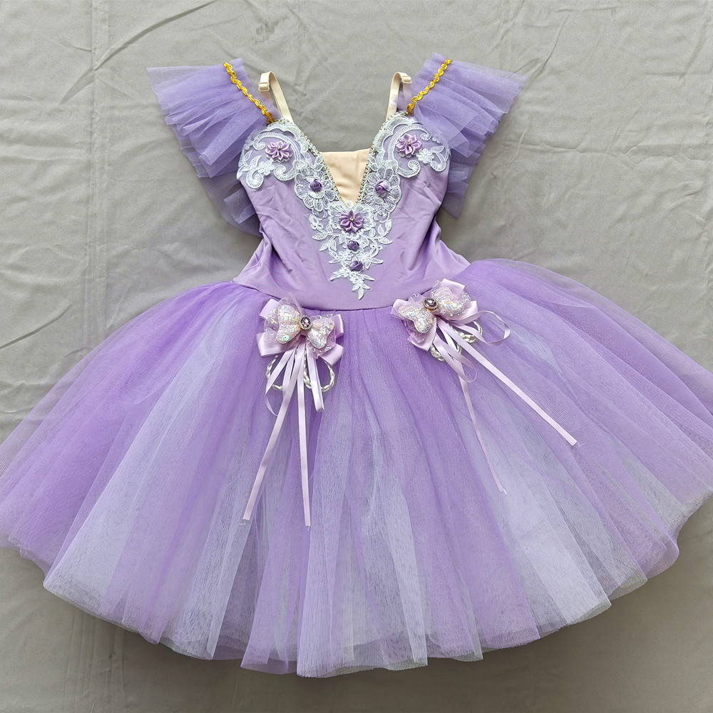 Children's ballet skirt, little girl dance costume, swan ballet costume, campus dance program, stage collective performance costume