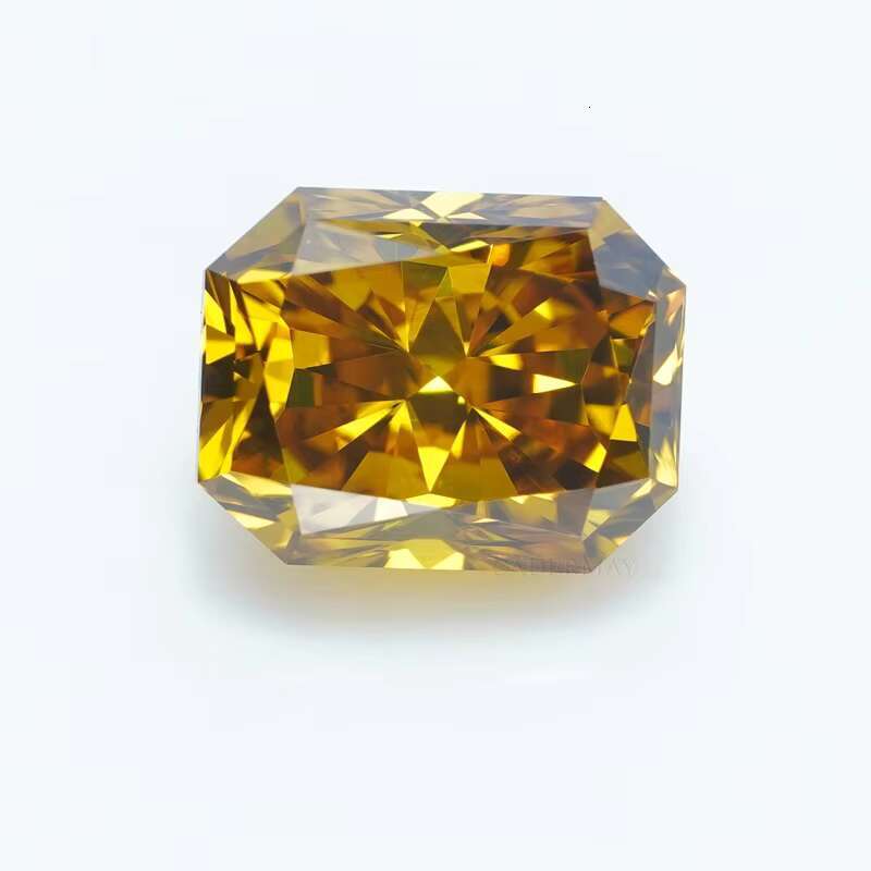 HPHT CVD Yellow Color Fancy Shape VVS1 Factory Wholesale Price Lab Grown Diamond EX Cut Gemstone Loose Colored Lab Diamonds