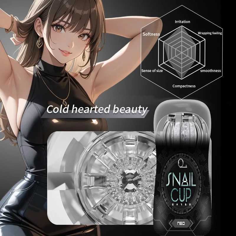 Soft Transparent Male Masturbator Cup Sucking Male Penis Trainer Sex Toys Adult Goods for Men W250621