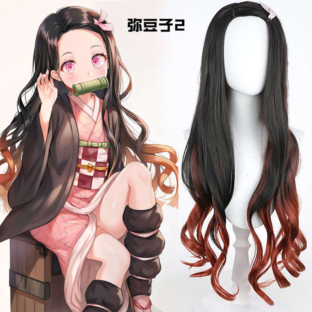 Demon Slayer Cosplay Nezuko Kamado Giyu Tomioka Zenitsu Anime Wig