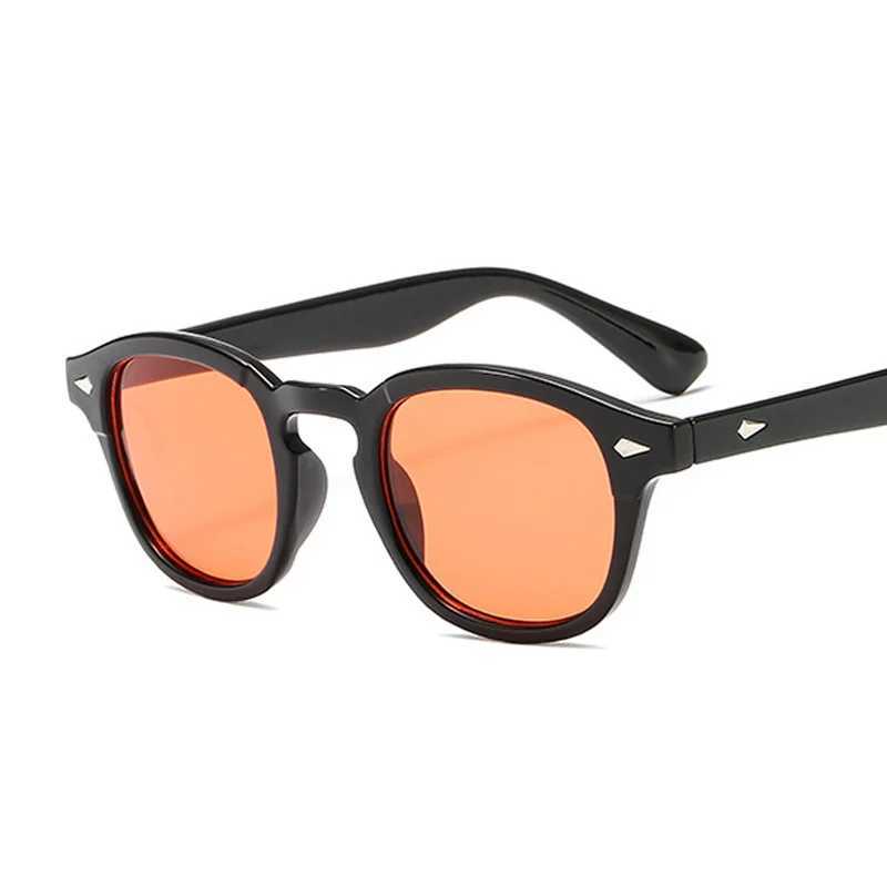 Fashion Johnny Depp Style Round Sunglasses Brand Designer Clear Candy Colors Lens Sun Glasses Male Female Vintage Sunglasses W250621