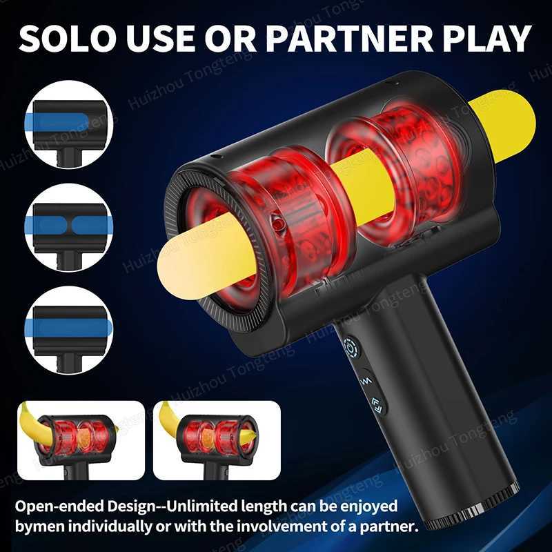 Automatic Male Masturbator Sex Toys for Men 360 Rotating Massage Male Suction Telescopic Masturbator Adult Products for Men W250621