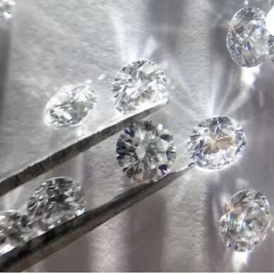 Factory Wholesale Melee Lab Diamond 2mm to 2.5mm Sparkle HPHT Loose Lab Grown Diamond