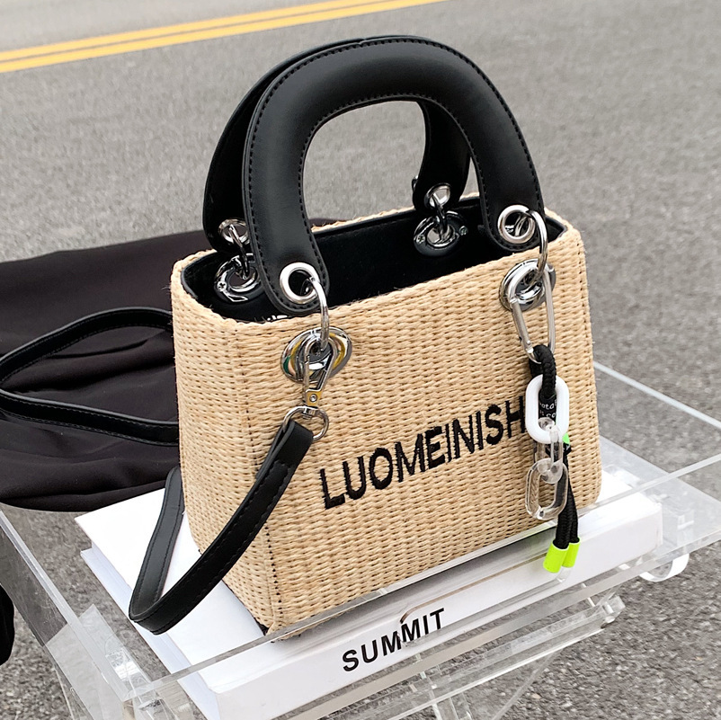 Free Shipping For Summer 2025 New Designer Bags Fashionable And High-quality Shopping Bags High-end Hand Woven Embroidered Letter Handbags
