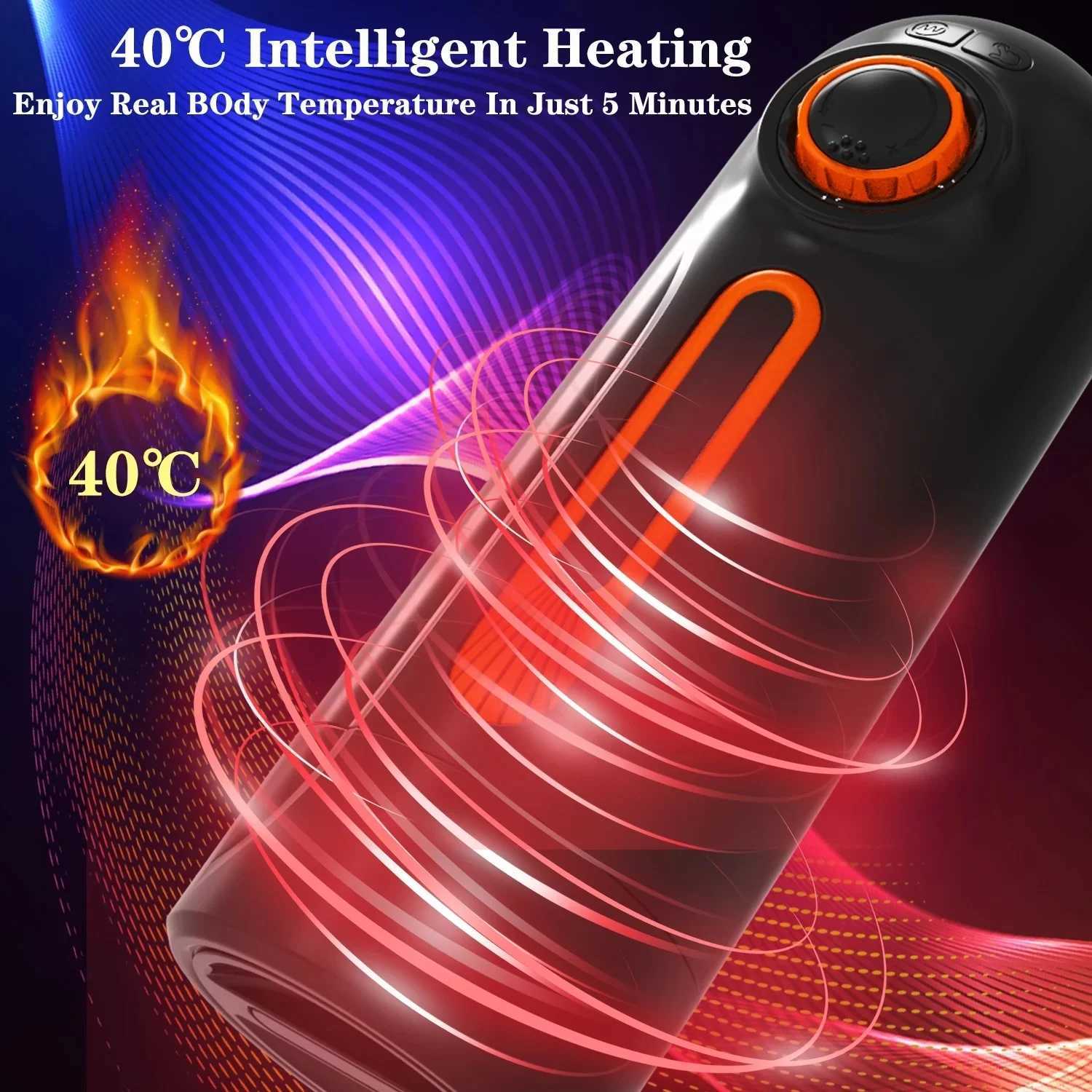 Automatic Thrusting Sucking Blowjob Cup Male Masturbator Real Tight Vaginal Heating Adult Sex Toy Climax Masturbator for Men W250621