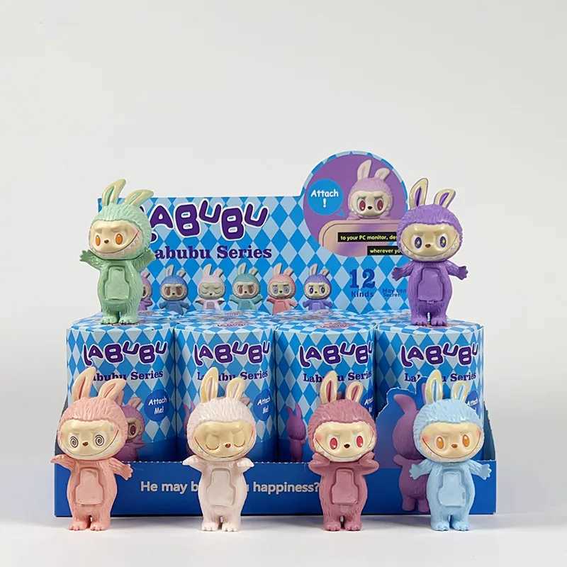 Labubu Hippers Blind Box Mini Figurine Doll Collection PVC Model Toys Wholesale CHIldren Birthday Christmas Toys Z250620