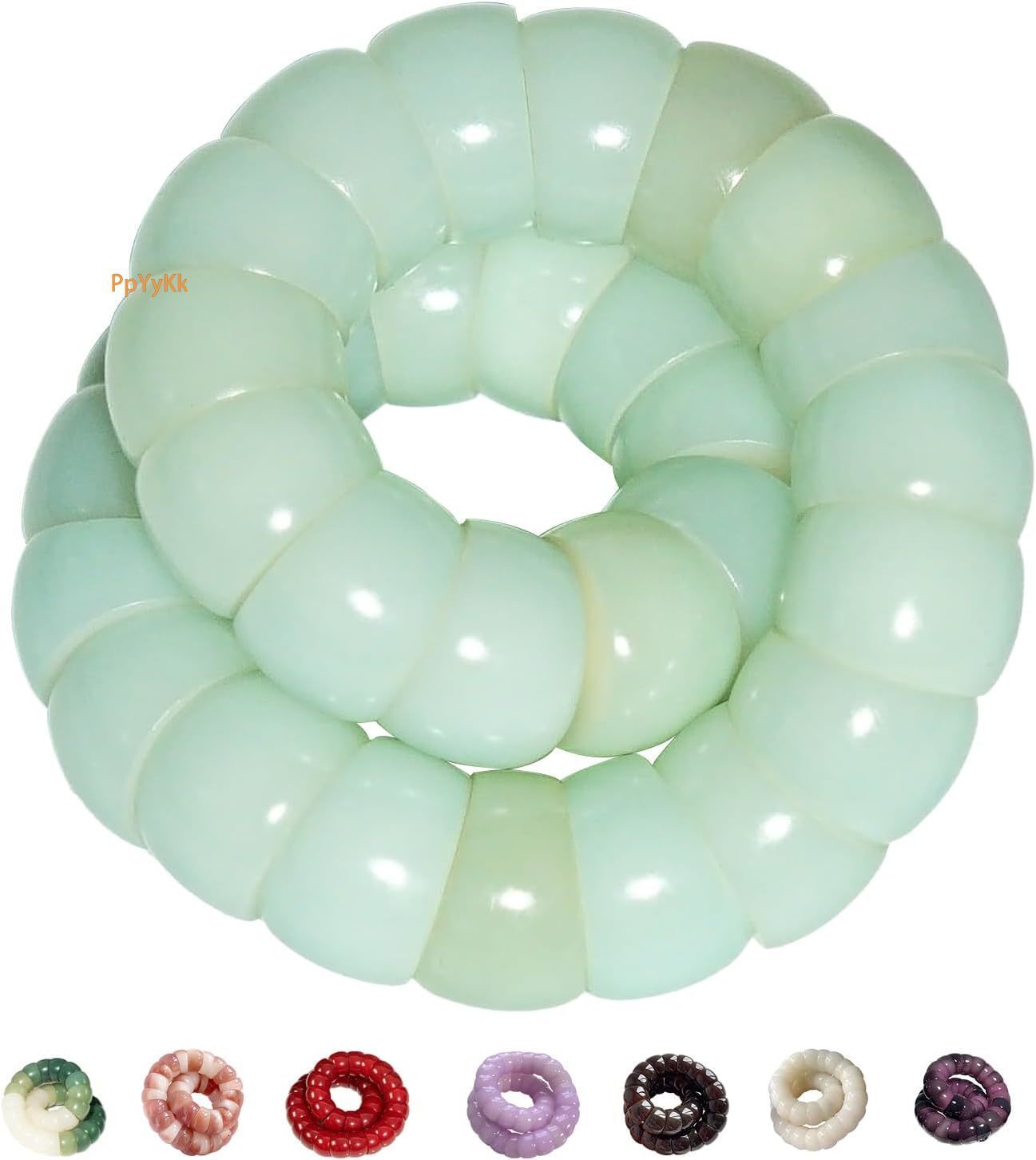 Natural Bodhi Seeds Beaded Bracelets Zen Fidget Stretch Bracelet Alleviate Anxiety Stress Protection Healing Bodhi Bracelet with Gift Box for Women Me