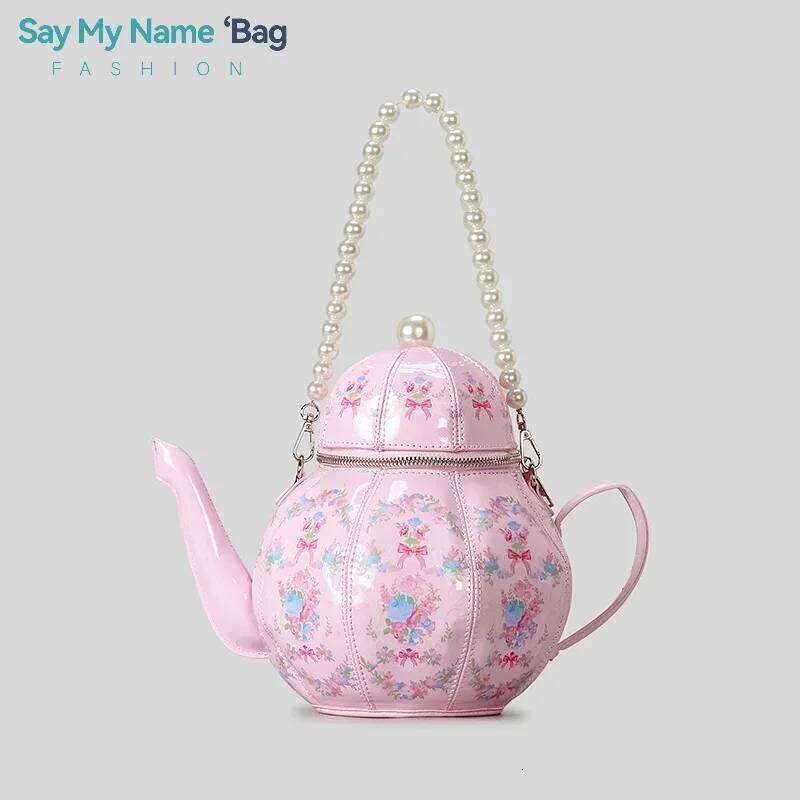 Funny Messenger Teapot Shaped Crossbody Handbag Cool Single Shoulder Multipurpose Purse Bag For Women Girls