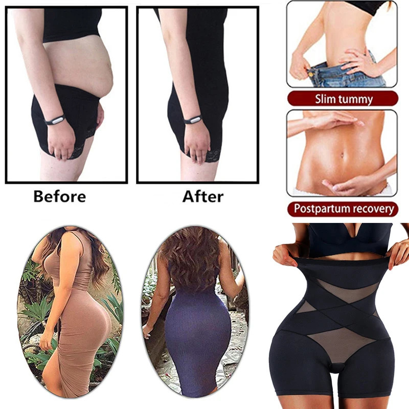 CXZD Women High Waist Trainer Body Shaper Panties Tummy Belly Control Body Slimming Control Shapewear Girdle Underwear 250617