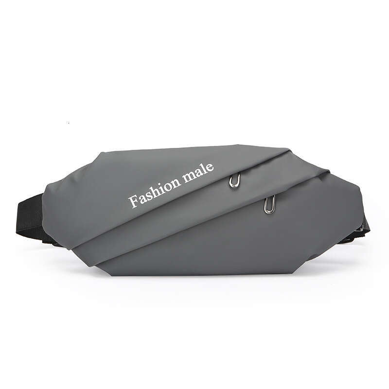 Genuine Leather Bag New Trendy Men S Chest Casual High End Single Crossbody Simple Travel Shoulder Bag Black Bag
