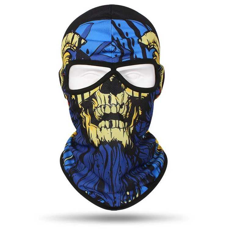 Ski Mask 2 Hole Windproof Balaclava Skull Full Face Mask Men Women Head Neck Warmer Face Cover Motorcycle Cycling Biker Hood CapXJ250620