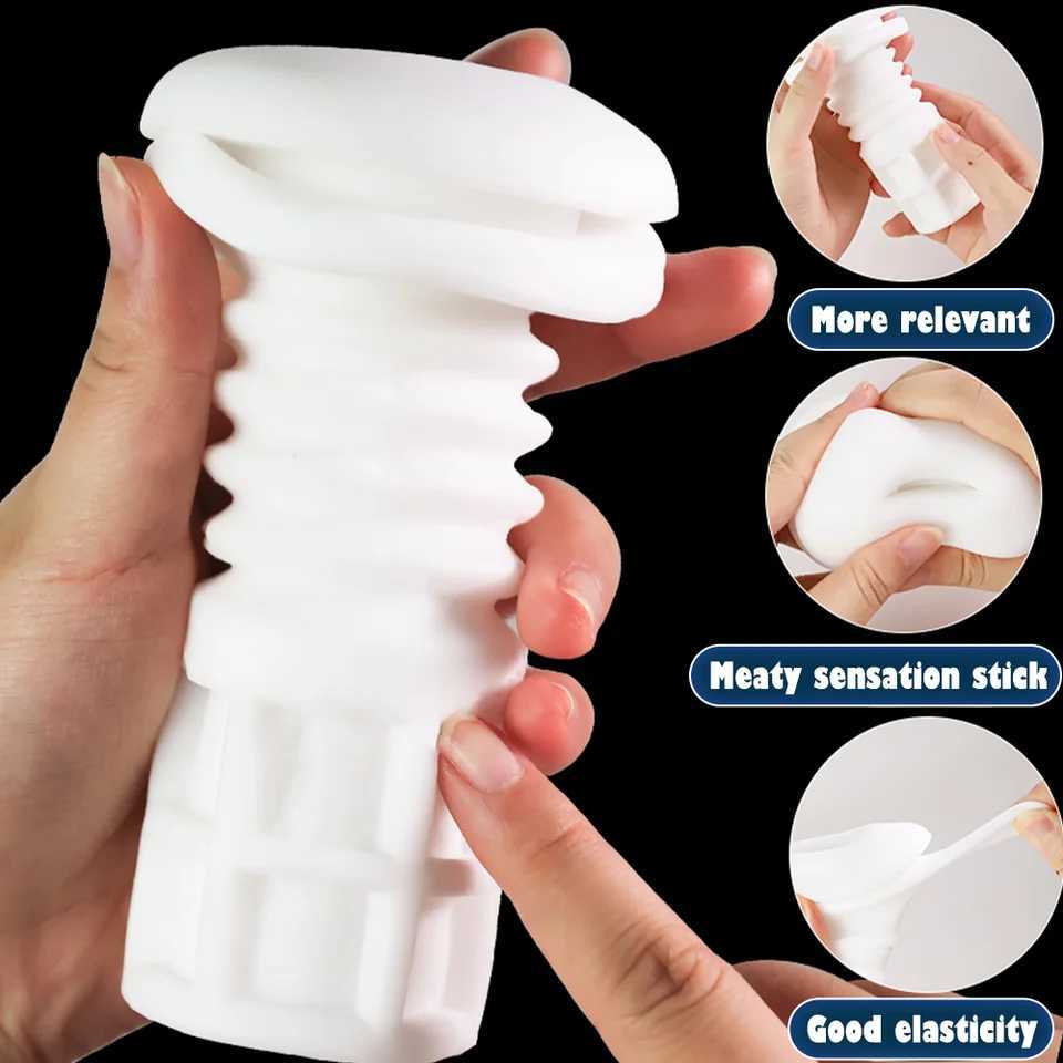 Automatic Male Masturbation Cup Pocket Pussy Telescopic Heating Masturbator Intelligent Voice Adult Sex Toy For Men W250621