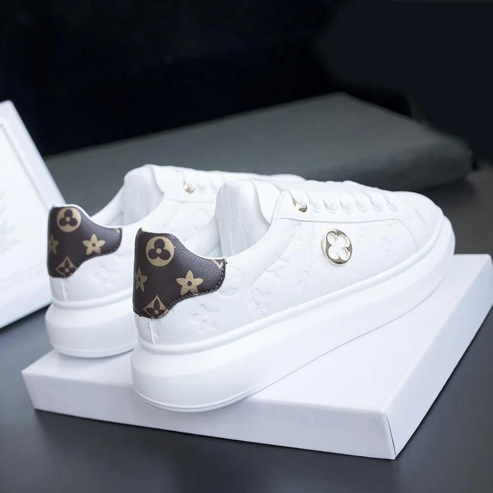 free shipping Small white shoes sneakers Fashion shoes Men's shoes men's platform light casual shoes
