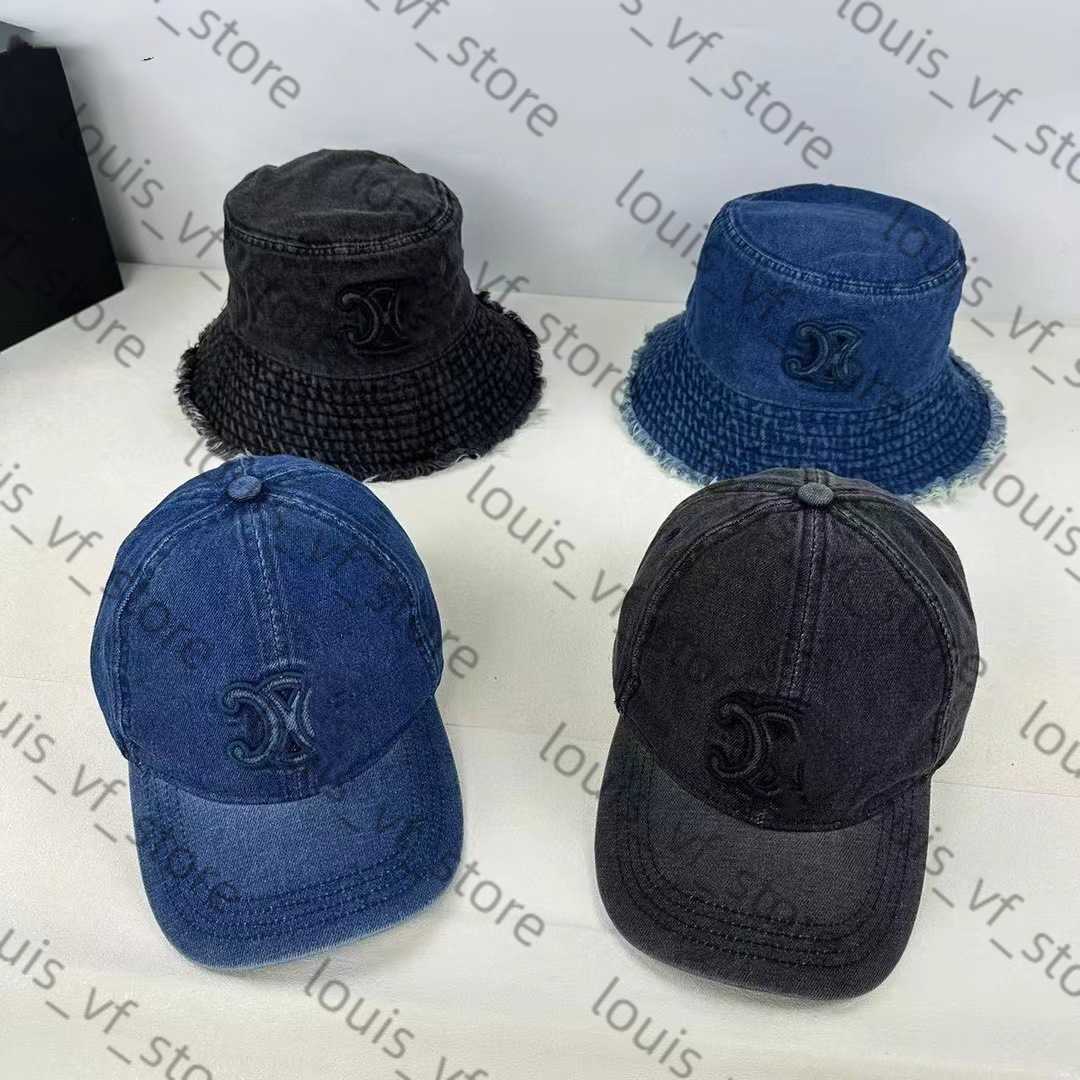 25 Summer Embroidery Fishermans Hat Washed Cowboy Baseball Hat New Sunshade and Sun Now Fishermans Hat H250621