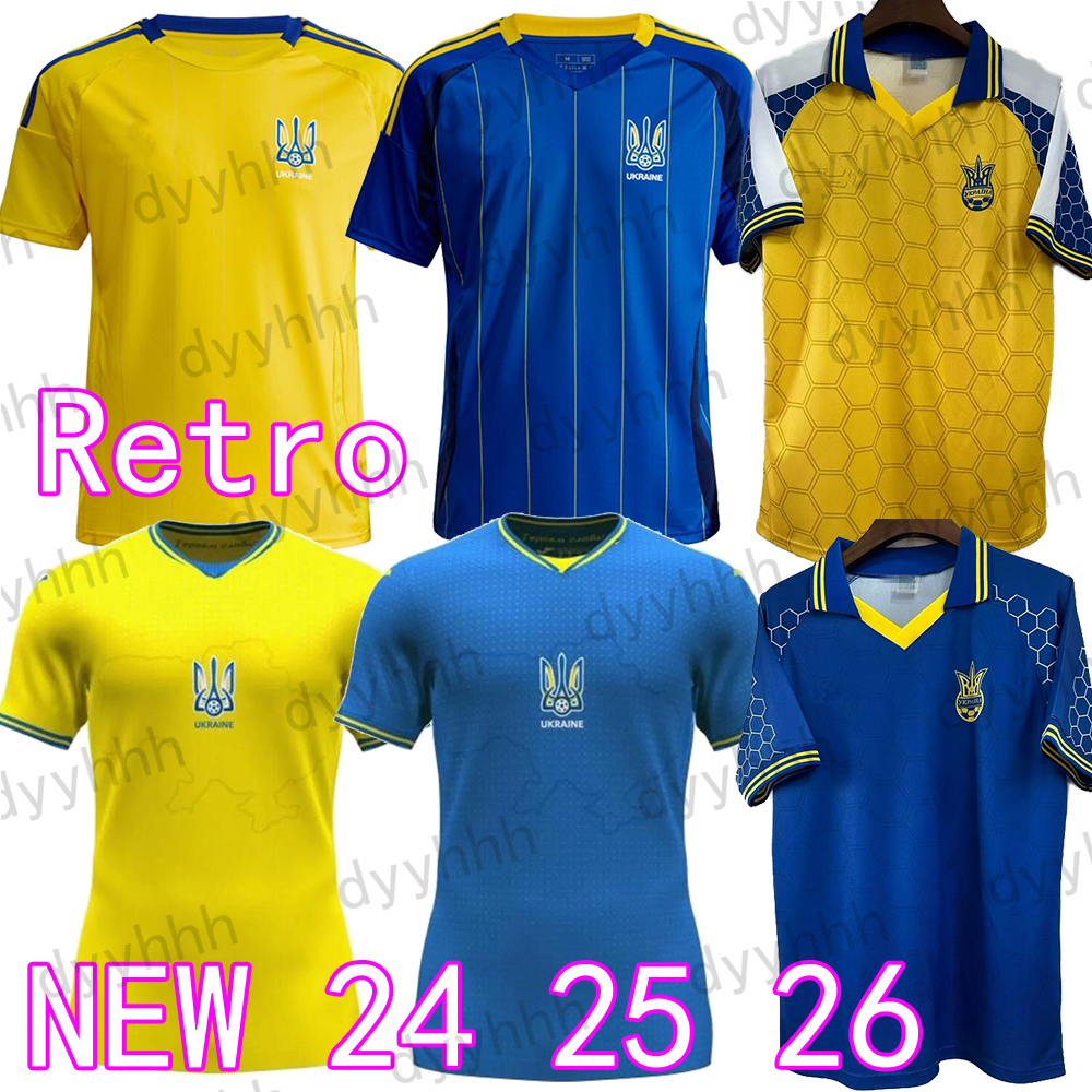 23 24 25 Ukraine MUDRYK Soccer Jerseys TSYHANKOV 2023 24 25 26 1998 SUDAKOV MATVIIENKO National Team Camisetas YARMOLENKO Men Football Shirt kids kit ZABARNYI