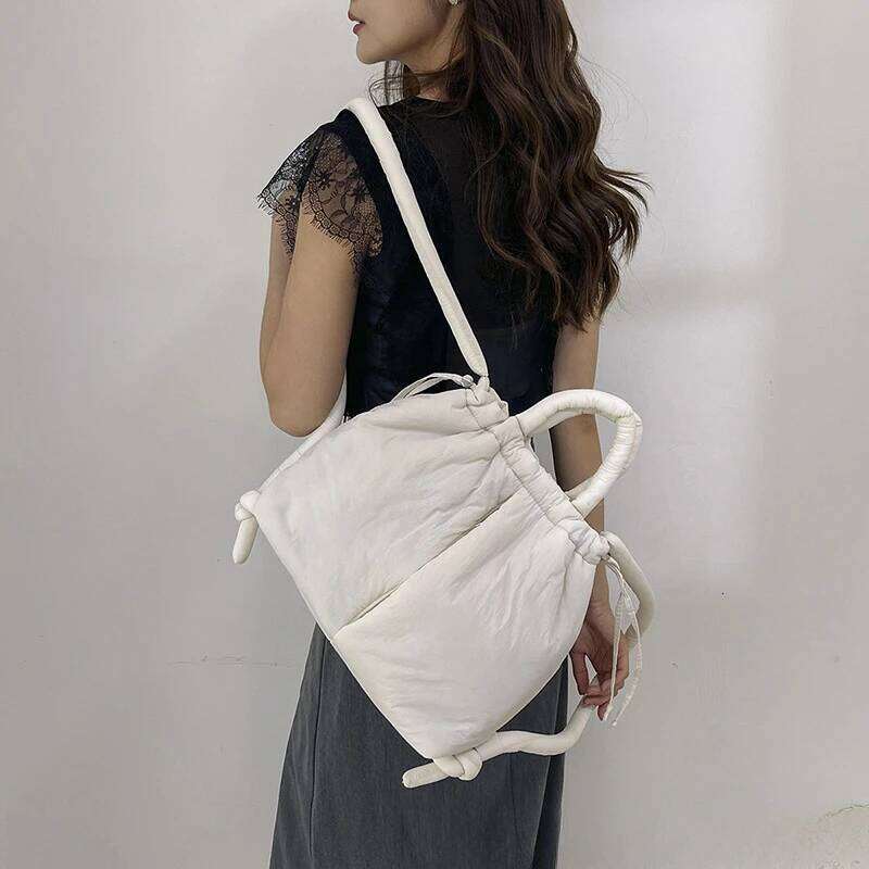 Nylon Padded Backpack For Tote Puffer Women Crossbody Bags Fashion Portable Makeup Casual Shoulder Bag