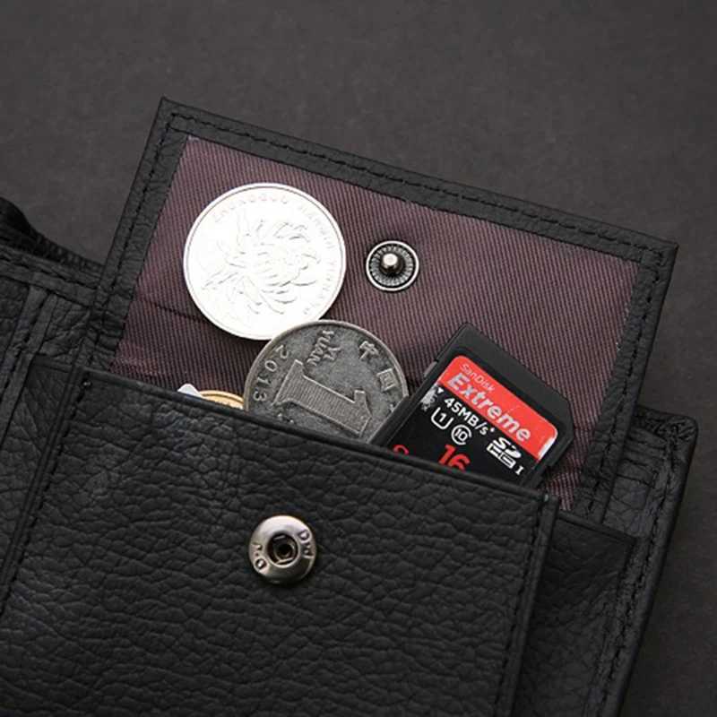 Designer Genuine Leather Wallets for Men Portable Short Purses Mens Card Holder Purse and Handbag Male Bifold Wallet Z250621