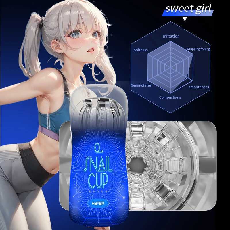 Soft Transparent Male Masturbator Cup Sucking Male Penis Trainer Sex Toys Adult Goods for Men W250621
