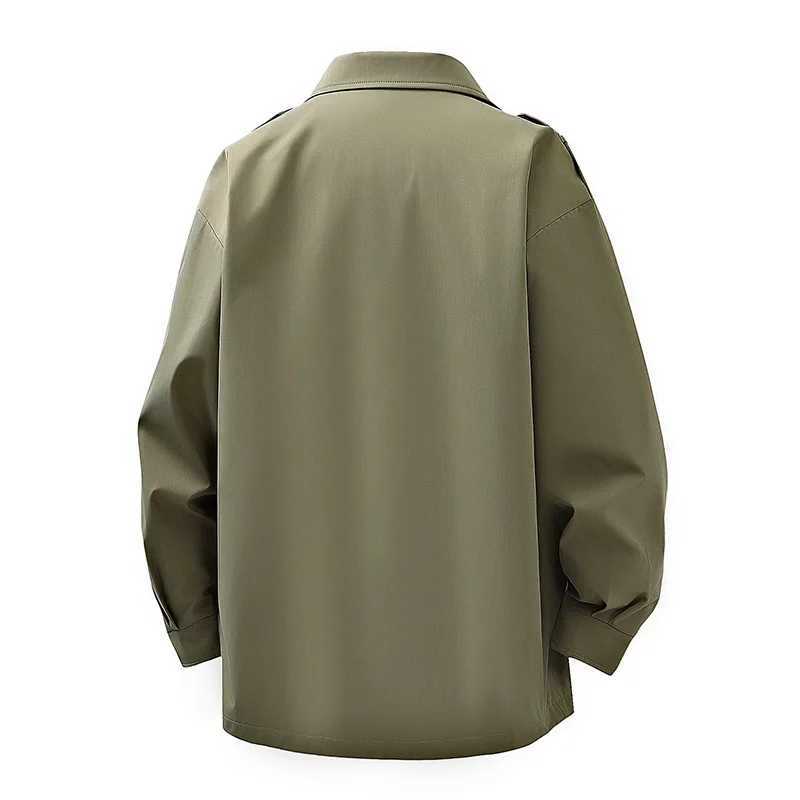 2025 Spring Stand Collar Mens Casual Jacket Trench 8xl 7xl 6xl Plus Size Korean Fashion Outerwear Windbreaker Oversized Coat XJ250621