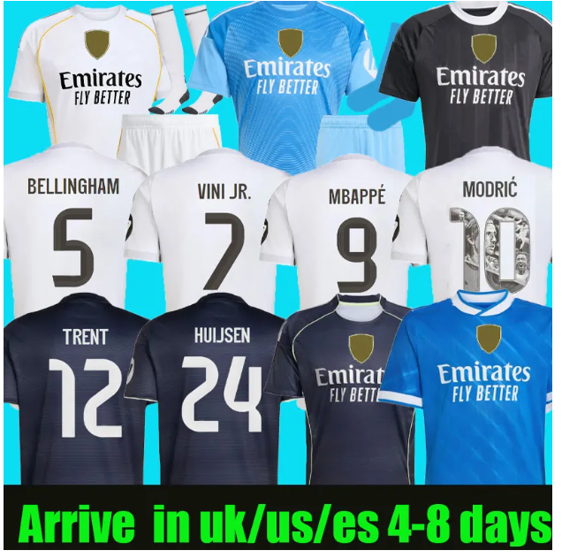 3xl 4xl 25 26 MBAPPE BELLINGHAM VINI JR soccer jerseys real vaerde TRENT 2025 2026 football shirt ALEXANDER--ARNOLD Camisetas MaDrIdS men kids ENDRICK HUIJSEN