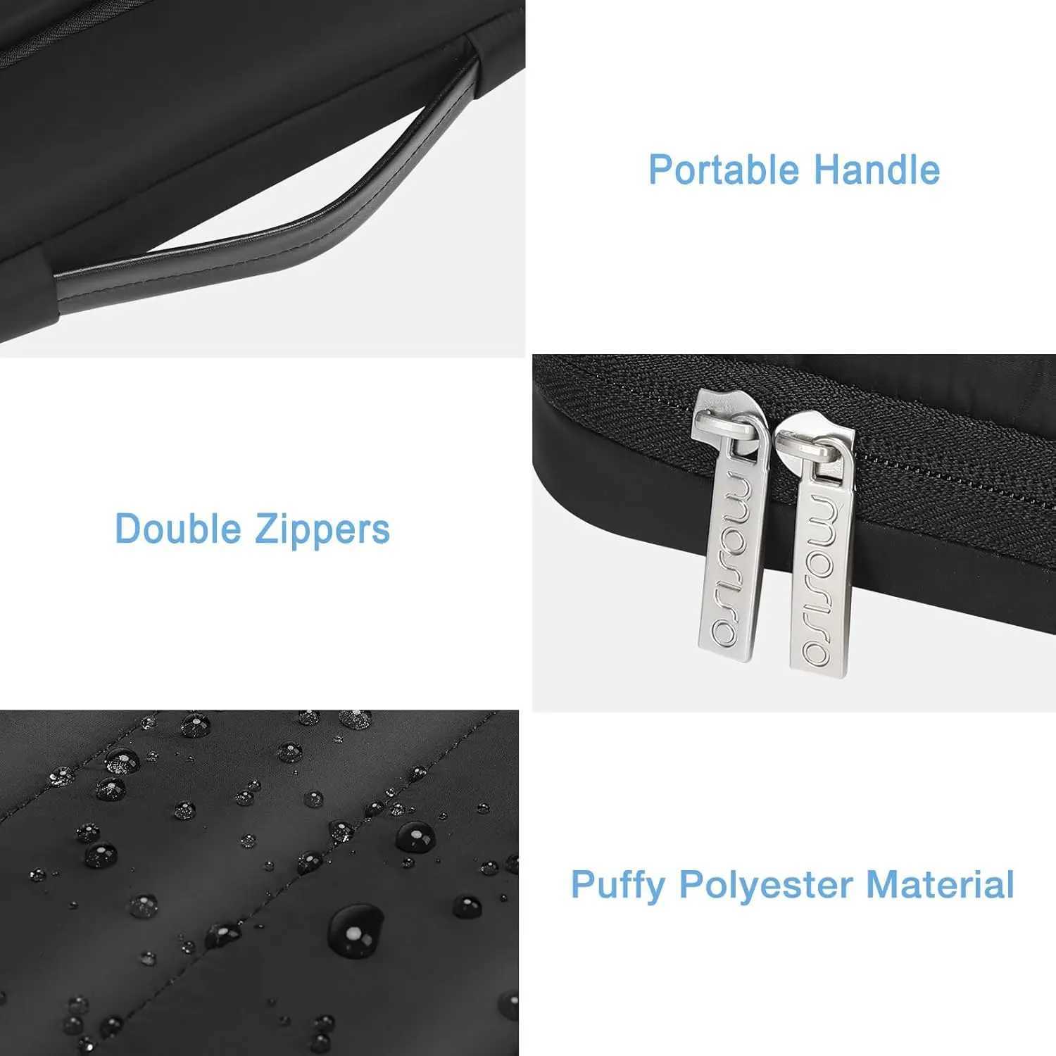 Laptop Briefcase Sleeve for MacBook Air Pro M4 M3 M2 M1 13 14 15 15.6 16 inch HP Dell Lenovo Asus Notebook Computer Bag Case Z250621