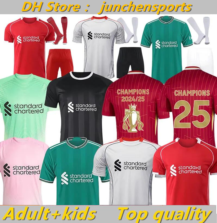 2025 2026 Liverpoool MAC ALLISTER soccer jersey The RedsMohamed Salah 25 26 ENDO GAKPO CHIESA DARWIN Luis DIaz SZOBOSZLAI A.BECKER Fans Player men kids kit uniforms