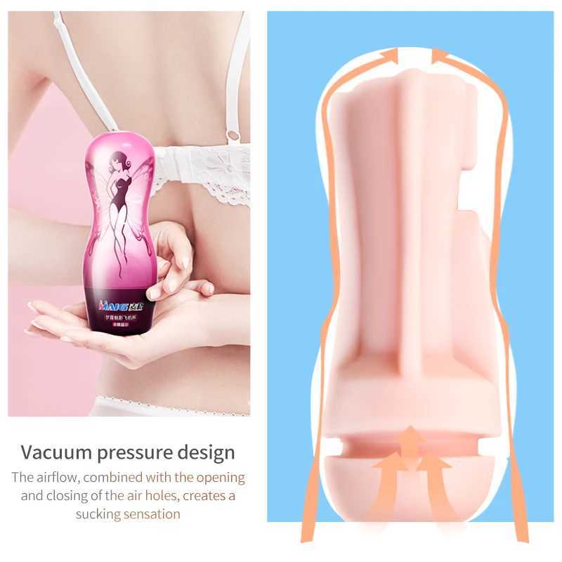 Marilyn Male Masturbator Adult Erotic Toys Silicone Masturbation Cup Penis Exerciser Male Deformable Sex Toys Blowjob Sex Shop W250621