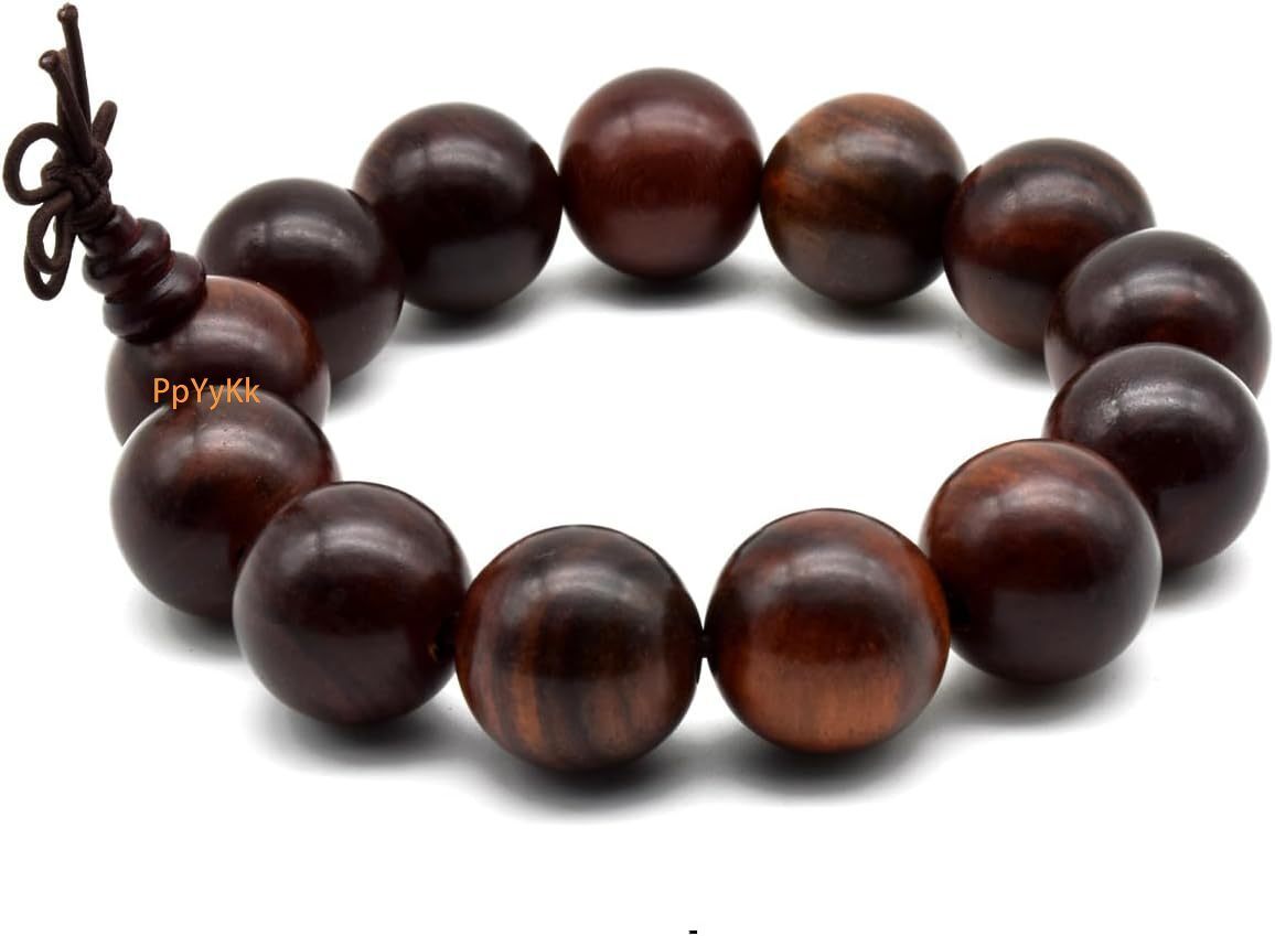 Buddhist Consecration Zen Unisex Natural Rosewood Prayer Beads Ward Off Evil Buddha Buddhist Prayer Meditation Mala Necklace Bracelet