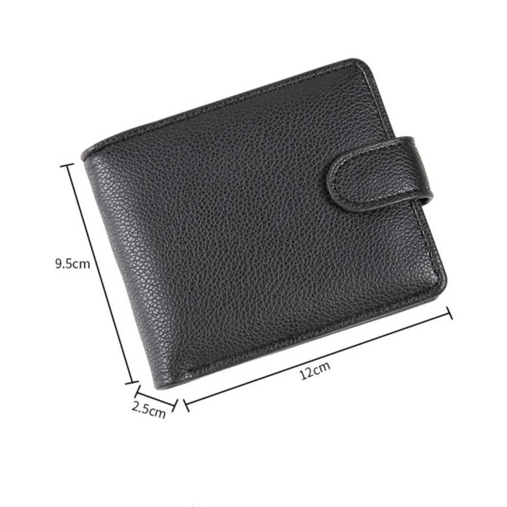 Vintage PU Leather Mens Wallets Solid Sample Style Zipper Hasp Purse Card Holders FaMOUs High Quality Male Wallet Z250621