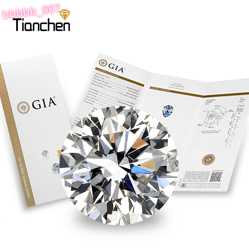 Tianchen 6.5mm 1 Carat VVS D Color Lab Synthetic Diamond IGI Certified Hpht Lab Grown Diamond