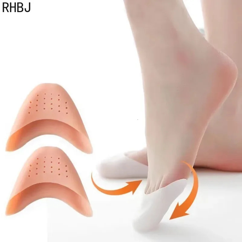Forefoot Pad Toe Protector Silicone for Women Foot Care High Heel Ballerina Half Size Cushion Pain Relief Non-slip Shoe Insole 250613