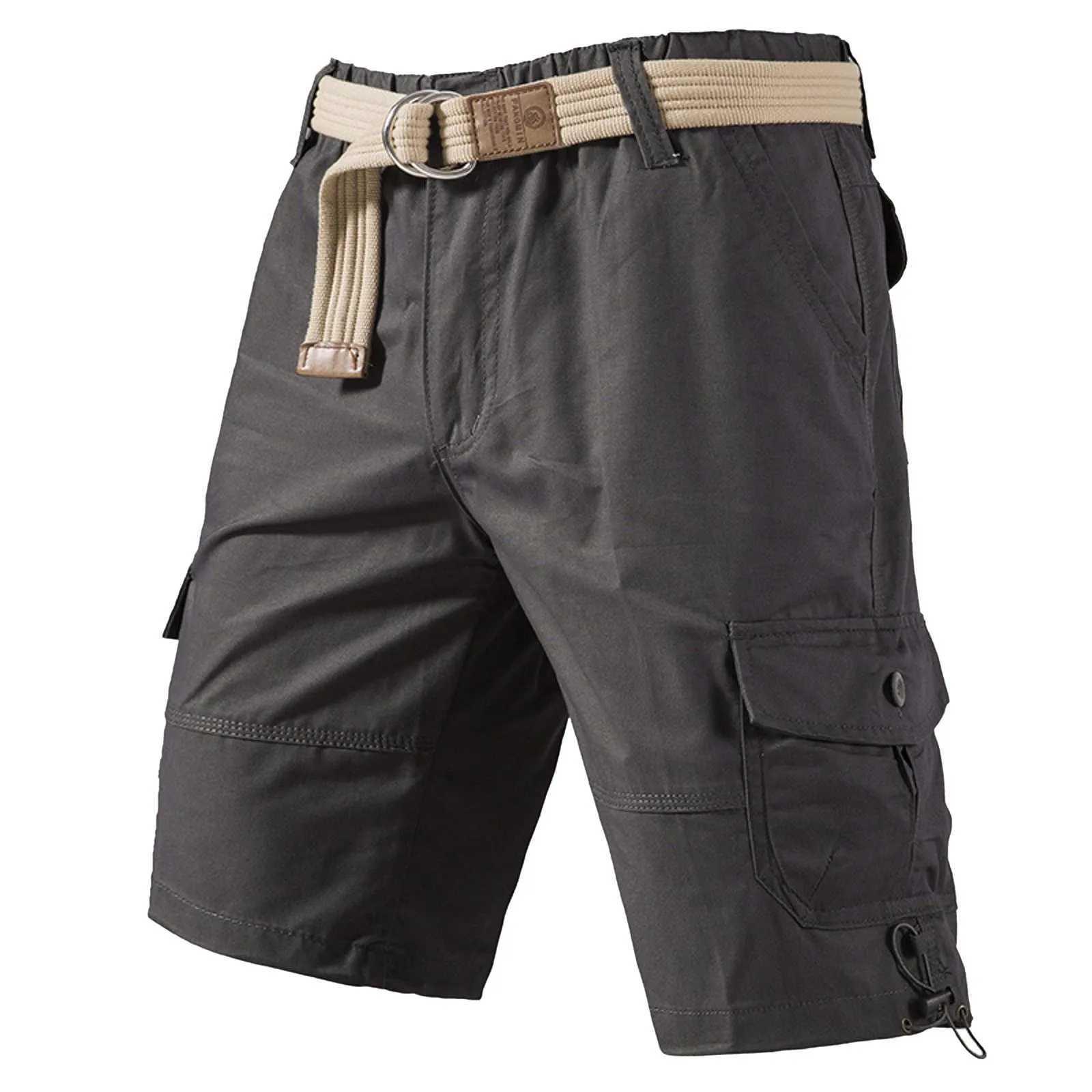 Camo Shorts Men Camouflage Cargo Shorts Tactical Straight Bermuda Shorts Pants Male Outdoor Hiking Fishing Shorts Plus Size 4XL W250621