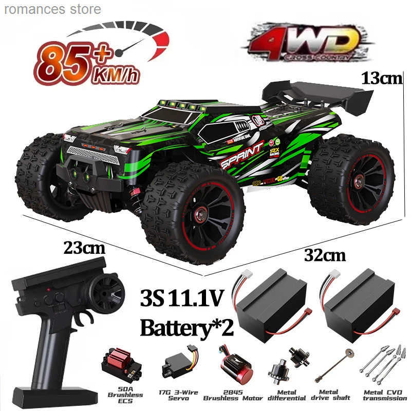 9522PRO 85KM/H High-speed RC Car Brushless Four-wheel Drive Off-road Drift 1 16 Professional Racing Car 9522 50KM/H Boys Toy L250621