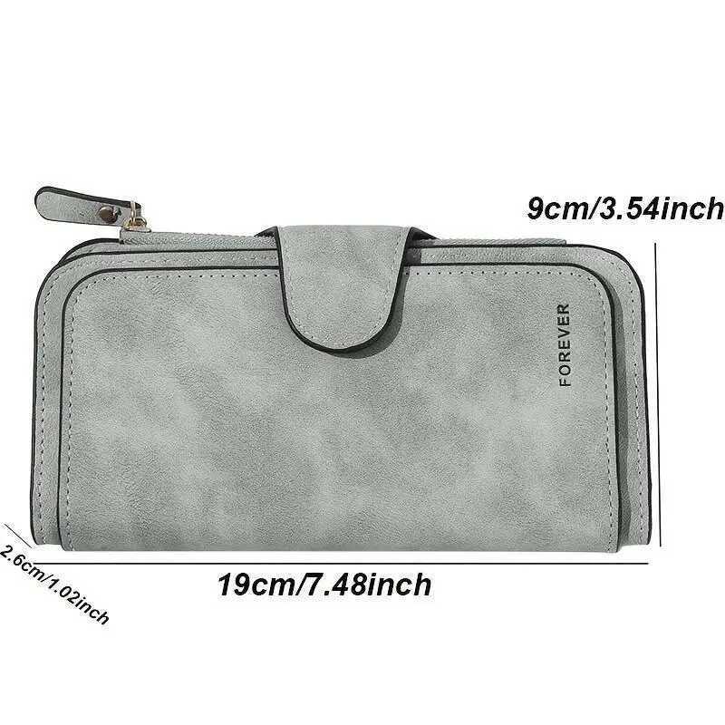 2025 Womens Wallet Pu Leather Female Purse Coins Pocket Card Holder Money Bags Lady Long Clutch Wallet Random Letter Print Z250621