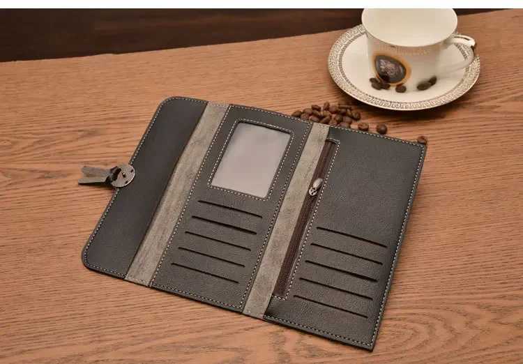 Women Fashion Leather Wallet Leisure Clutch Bag Long Purse Female Z250621
