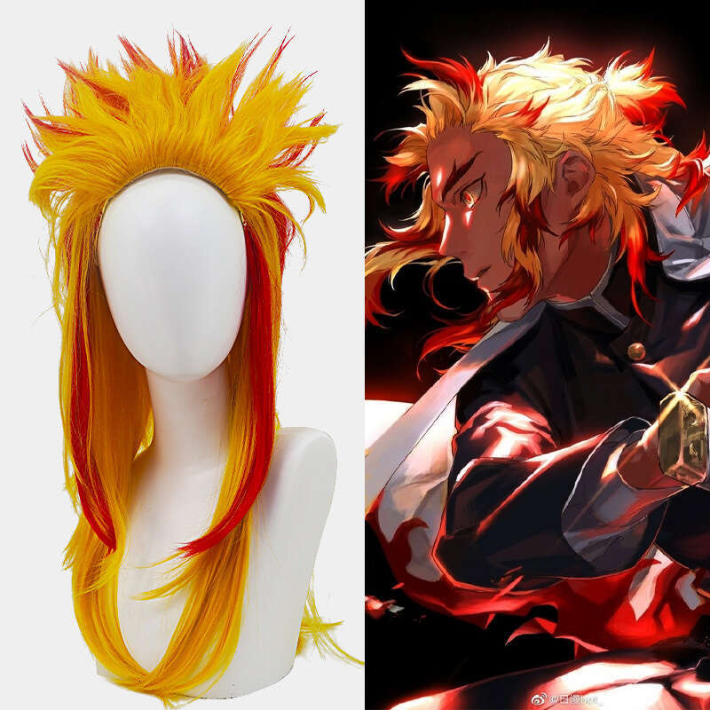 Demon Slayer Cosplay Nezuko Kamado Giyu Tomioka Zenitsu Anime Wig