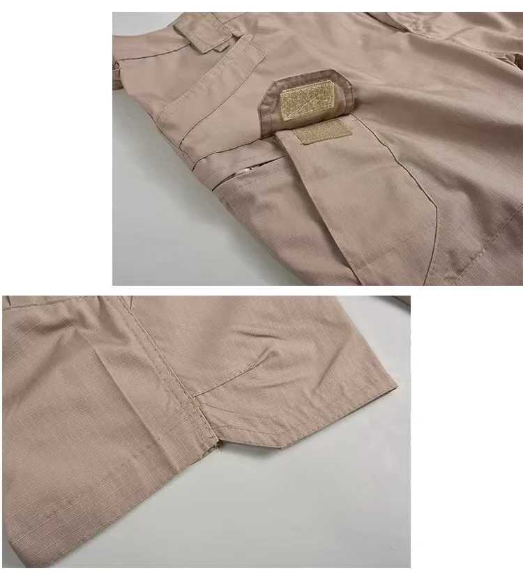 Mens Outdoor Cargo Tactical Shorts Summer Waterproof Urban Combat Shorts Trekking Camping Hiking Climbing Pants Outdoor Sports W250621