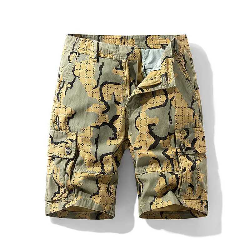 Short Pants for Men Camouflage Baggy Cotton Mens Cargo Shorts Wide Elegant Designer Comfortable Clothes Streetwear 2025 Fashion W250621