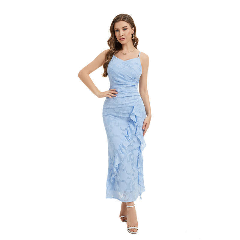 Long Dress Super Popular Stunning Sexy Long Strap Slim Fit Dress For Women Sexy Long Skirt