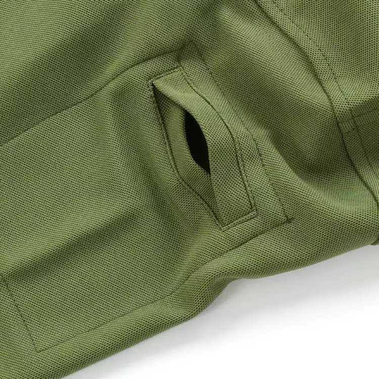 Men Summer Breathable T-shirts Quick Dry Tees Long Sleeve Pullover Lapel Hiking Camping Running Cycling Climbing Cargo Tees XJ250621
