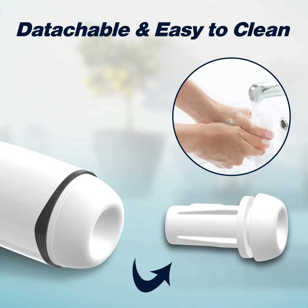 Automatic Male Masturbator Vibrating Sucking Machine Vacuum Simulation Oral Sex Delayed Ejaculation Trainer for Adult Sex Toys W250621