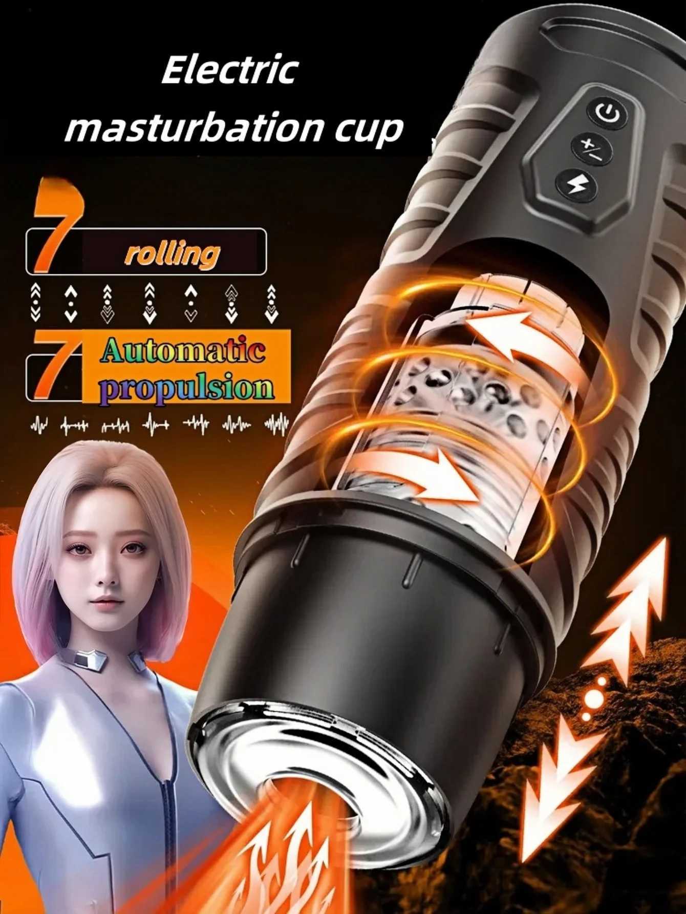 Male Automatic Masturbation Device Adult Sex Sucking Expansion Masturbation Cup Toy Adult Sex Products W250621