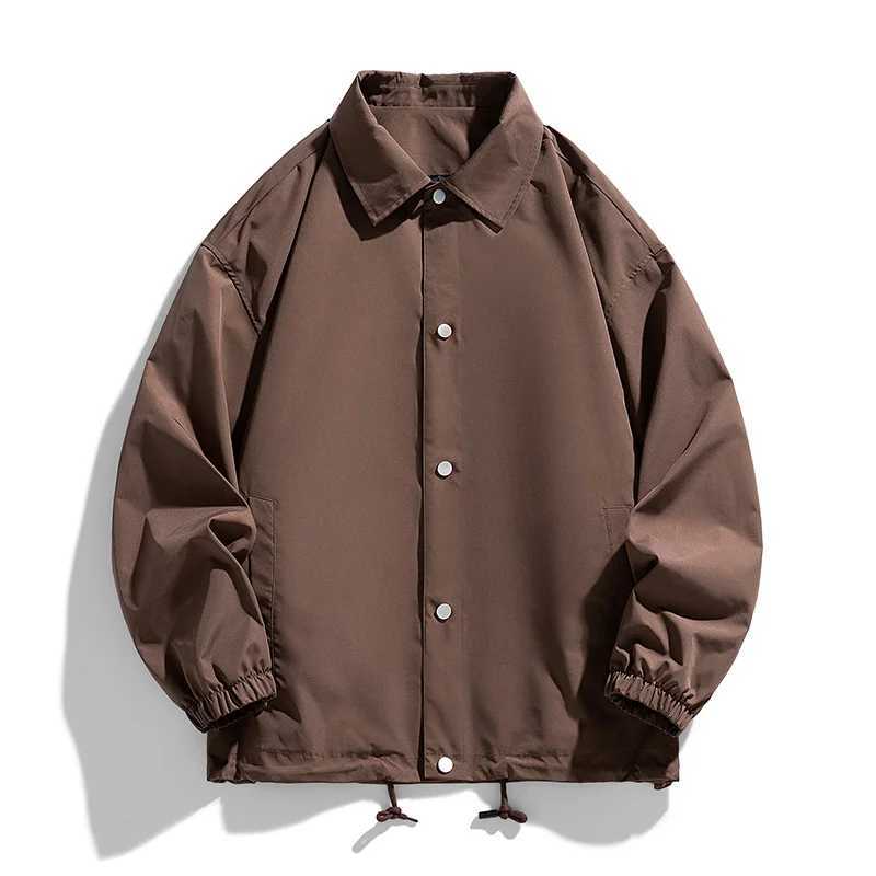 2024 Spring New Fashionable Mens Jacket Trendy Versatile Waterproof Coat Workwear Casual Youth Baseball Suit 9978 XJ250621