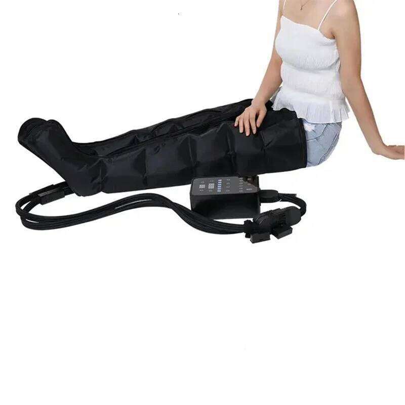 6 Chambers Air System Whole Body Massager Compression Pump Recovery Boots Foot Leg Massage Hine Airwrap