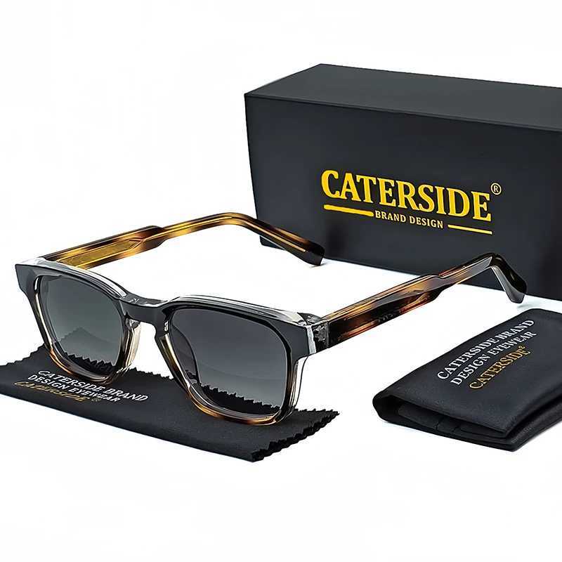 CATERSIDE Retro Square Sunglasses Men Punk Small Frame Brand Designer Sun Glasses Women Outdoor Travel Party Eyewear Best Gift W250621