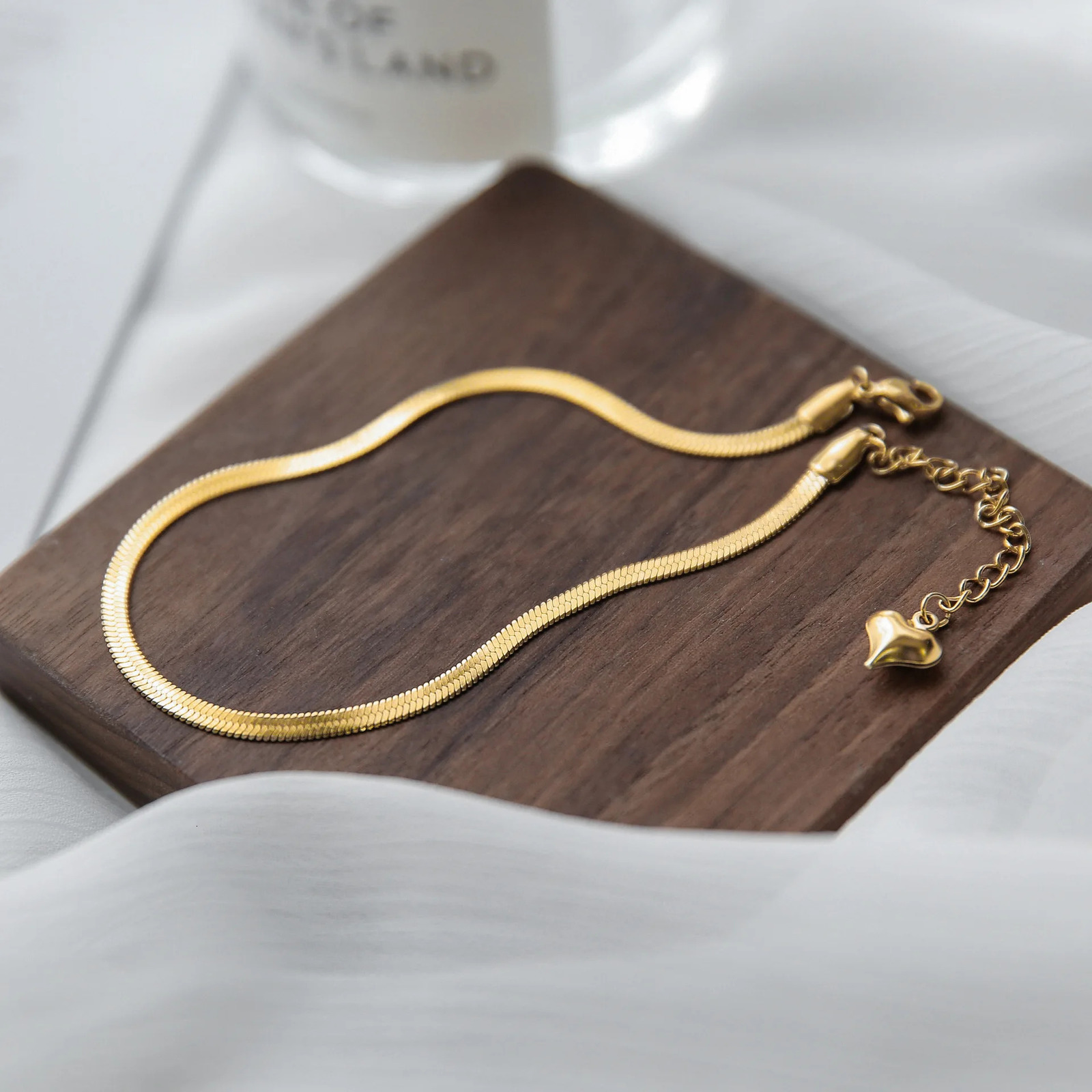 Stainless Steel Snake Chain Anklet for Women Summer Beach Gold Plated Anklets Fashion Jewelry Drop Wholesale 250617